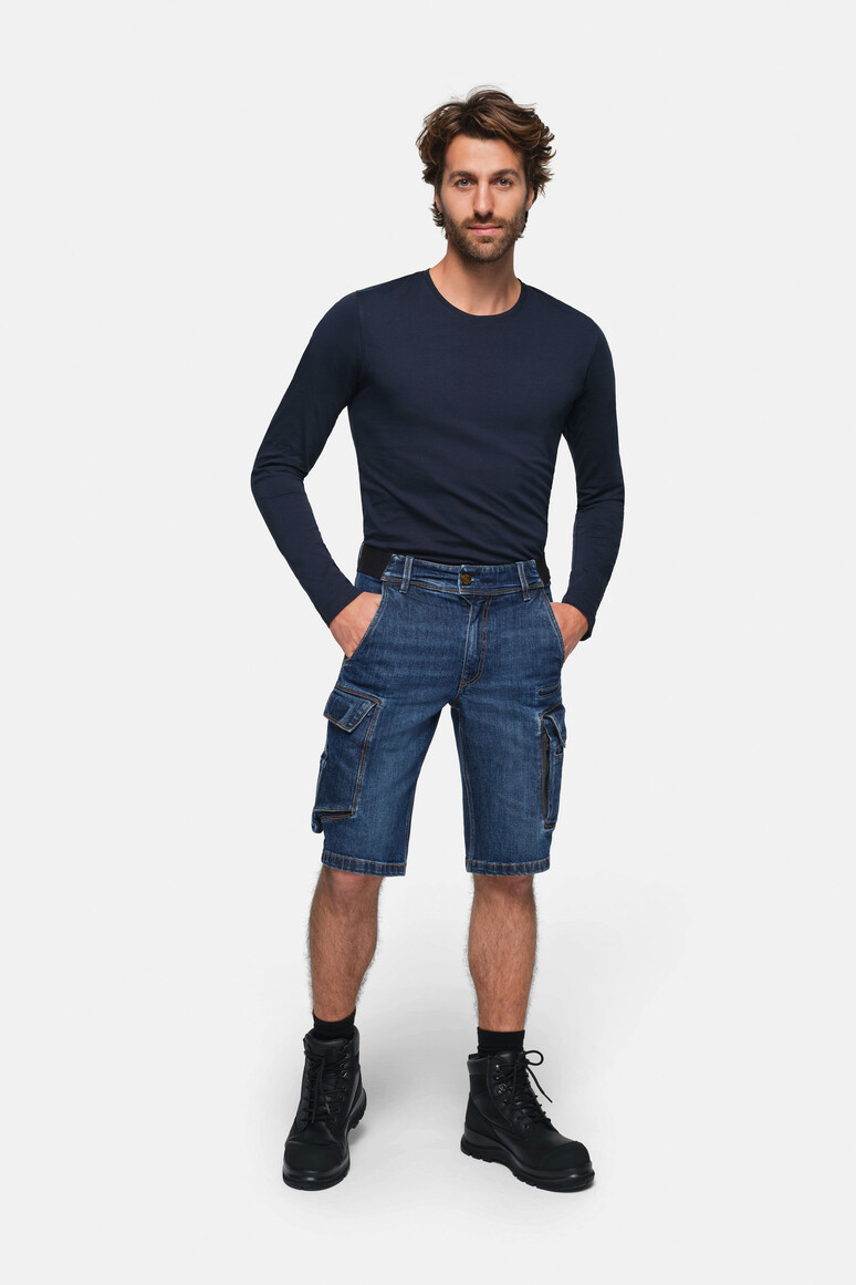 HAKRO - Worker Jeansshorts Dyneema® X-Stretch ECO