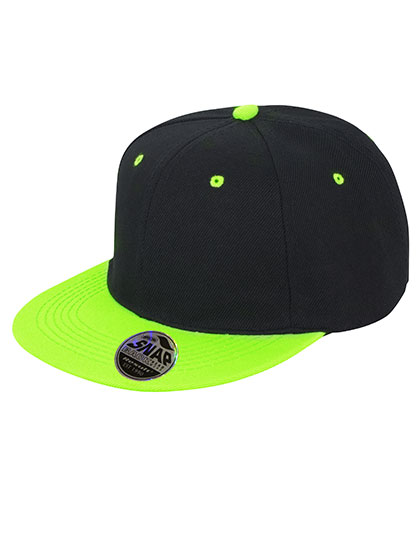 Result - Bronx Original Flat Peak Snapback Dual Colour Cap