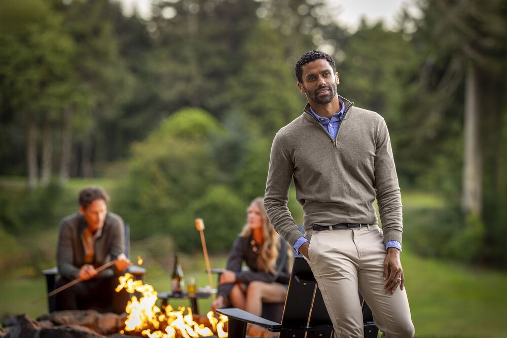 Cutter & Buck - 1/4 Zip Strickpullover Oakville Half Zip Sweater Men