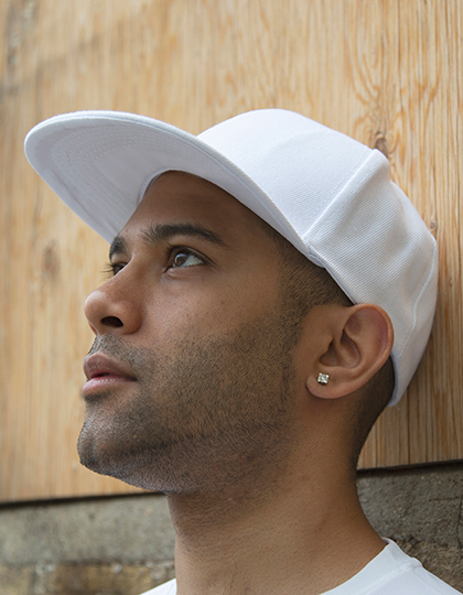 Result Headwear - Bronx Original Flat Peak Snapback Cap Result Headwear - Bronx Original Flat Peak Snapback Cap