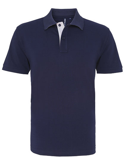 Asquith & Fox - Classic Fit Contrast Polo Men