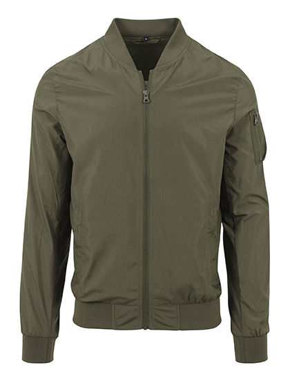 Build Your Brand - Nylon Bomber Jacket Build Your Brand - Nylon Bomber Jacket