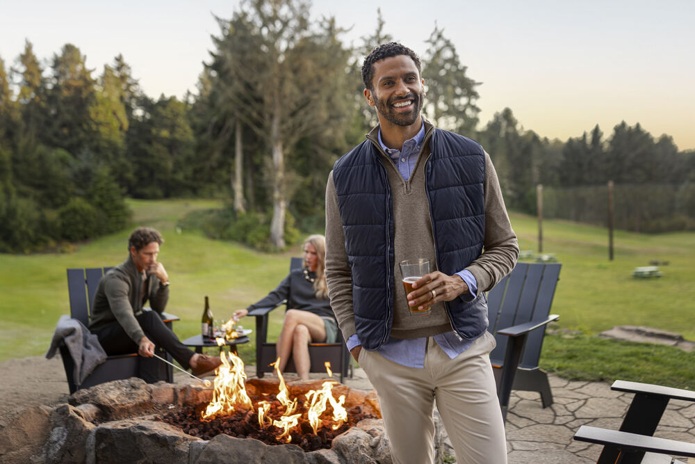 Cutter & Buck - 1/4 Zip Strickpullover Oakville Half Zip Sweater Men