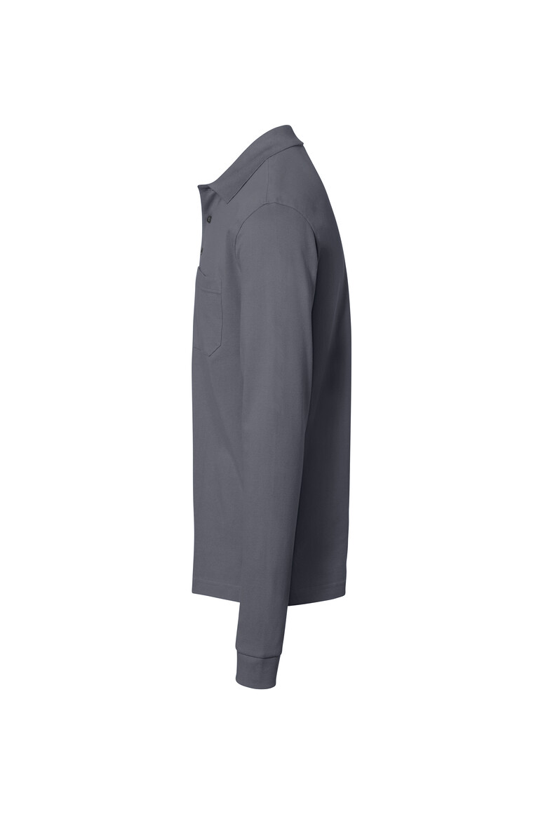 HAKRO - Pocket-Longsleeve-Polo MIKRALINAR® ECO
