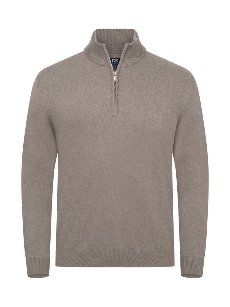Cutter & Buck - 1/4 Zip Strickpullover Oakville Half Zip Sweater Men